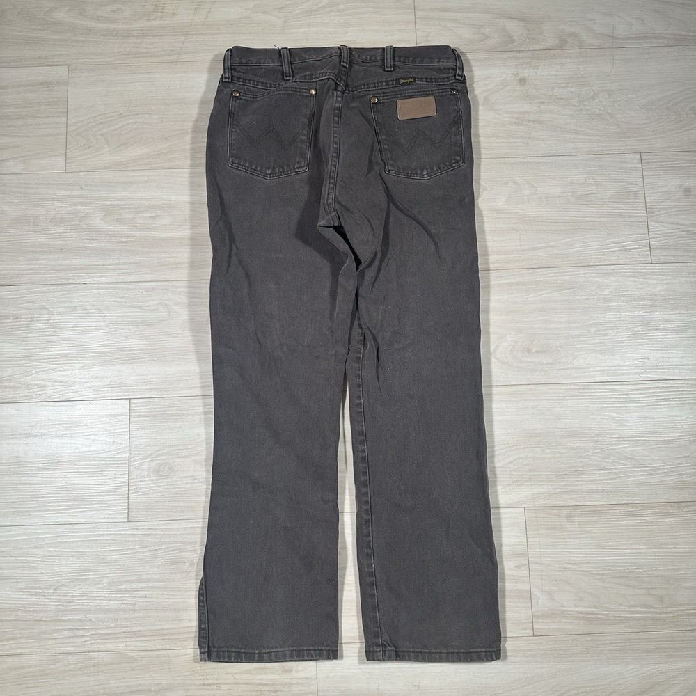 VTG USA Wrangler Jeans Mens Cowboy Cut 33x30 (32x30) Faded Brown 13MWZKL Western